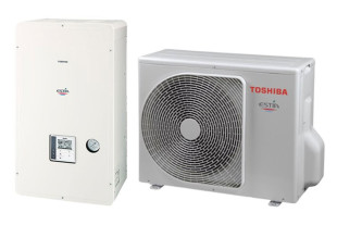 Toshiba HWS-P805H8R-E / HWS-P805XWHT6-E ESTIA High Power Hydrobox (R32, 3 fázis, 6 kW-os elektromos patronnal)